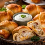 Stuffed crescent rolls with chicken